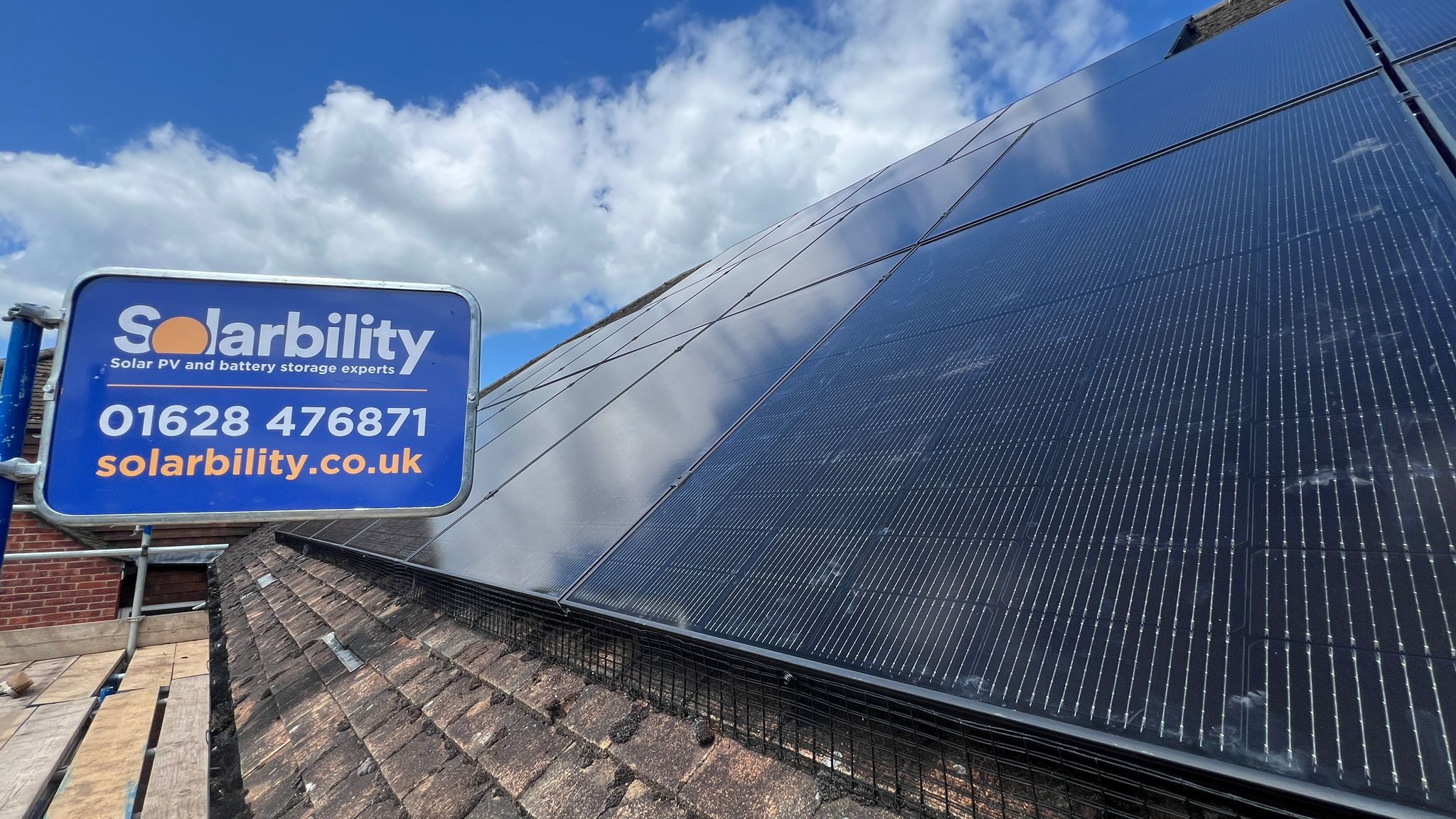 Solar energy for a shared building